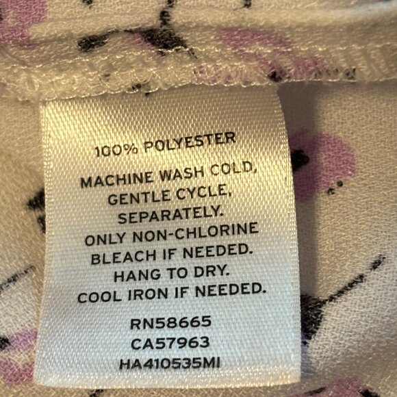 Halogen Women's Soft purple pastel Print Cap Sleeve Shell - Picture 6 of 11